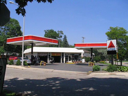 gas station (now Citgo),