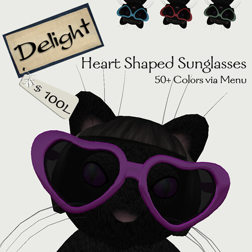 ~Delight~ heart shaped glasses