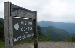Visitors Center sign