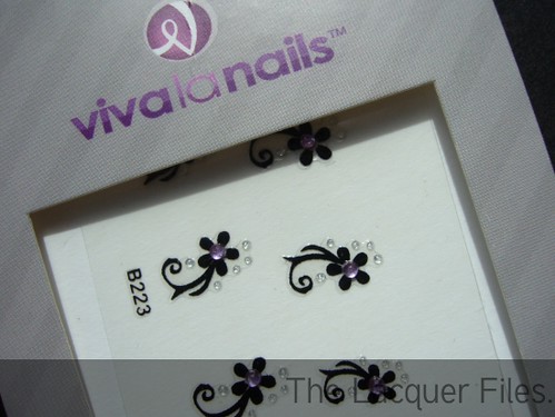 Viva La Nails Flowers Nail Art Stickers A few weeks ago I've placed an order