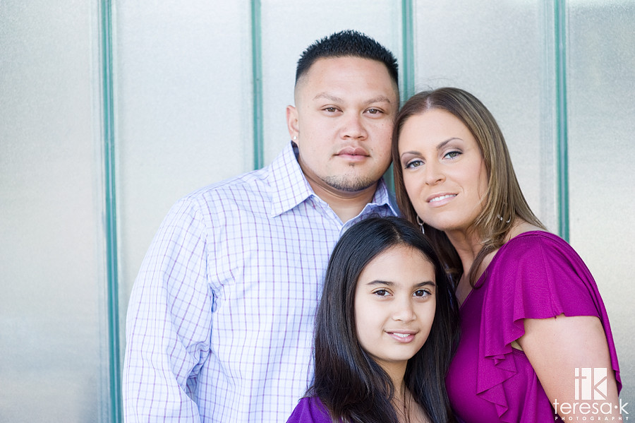 Beautiful family portraits in downtown Sacramento by Teresa K photography