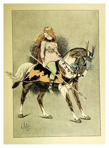 002-Una amazona-Le chic à cheval histoire pittoresque de l'équitation 1891- Louis Vallet