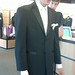 Trying on my tux