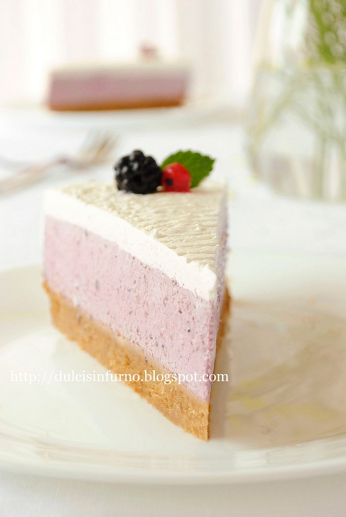 Cheesecake ai Frutti di Bosco-No Bake Berry Cheesecake