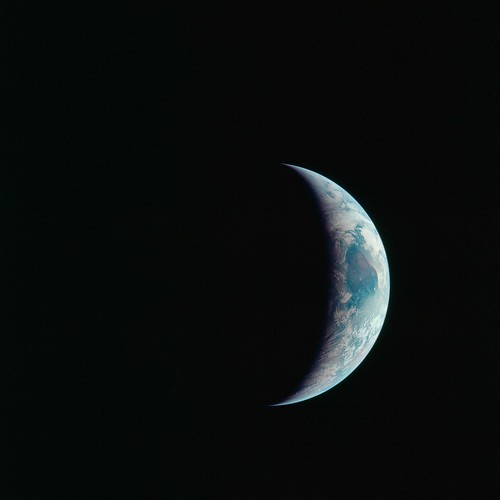 View of Earth July 21, 1969