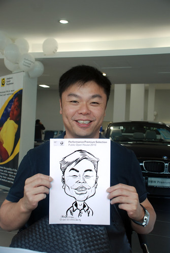 Caricature live sketching for Performance Premium Selection BMW - Day 3 - 10