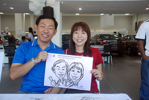 Caricature live sketching for Performance Premium Selection BMW - Day 2 - 5