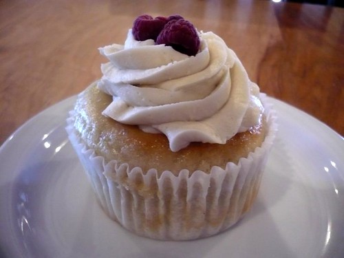 Lemon Cupcake from Plant Cafe San Fransisco