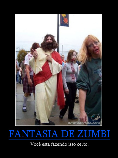 Fantasia de Zumbi - Jesus