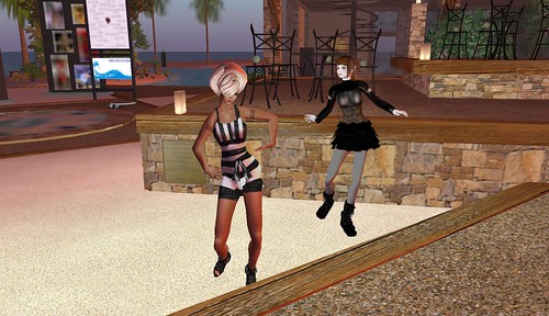 raftwet jewell and liz harley at key west island event for the follow