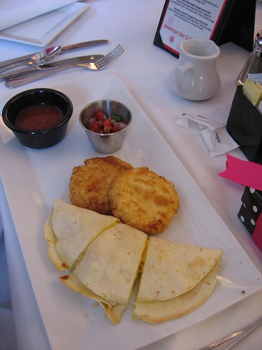 Breakfast quesadilla at AG Cafe