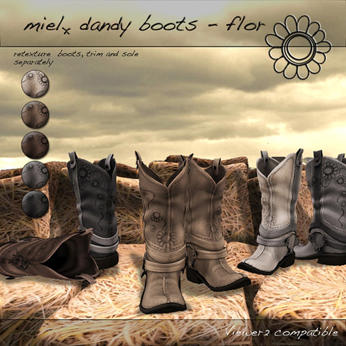 Miel Dandy Boots Flor