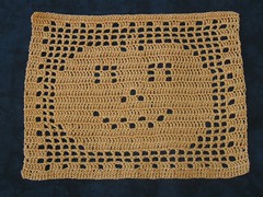 Jack-O-Lantern Filet Crochet
