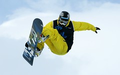 Sky high in the Halfpipe Final : The Brits 2010 at Laax, Switzerland
