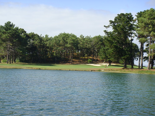 Vista del Club de Golf de La Toja