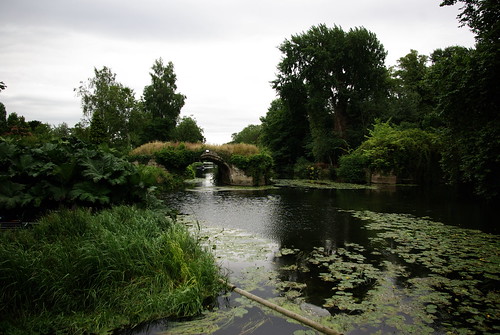 River behind Warwick castle