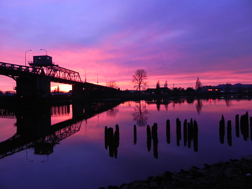 Sunset on the Hoquiam River #2