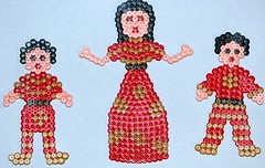 Chinese Outfits in Hama Beads