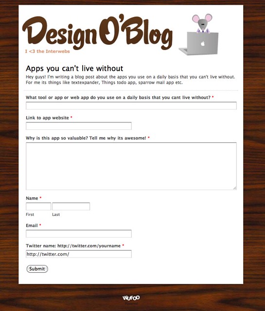 Design O'Blog