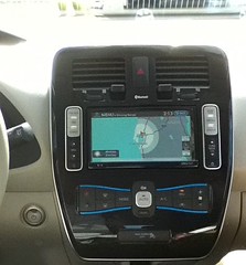 Nissan Leaf Dashboard - how far can you go on a charge?