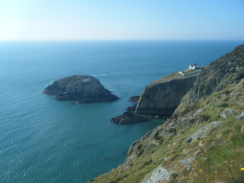 Gogarth North Stack (Just in shot) (by travelswithmyt4)