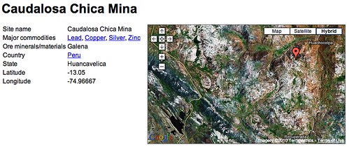 La mina Caudalosa Chica