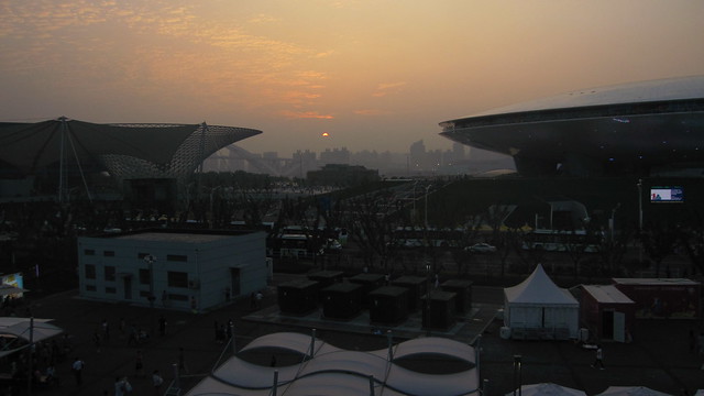 Sunset at the Expo, Shanghai