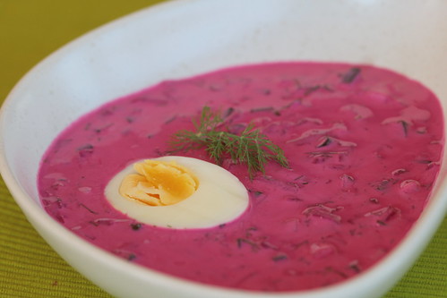 Cold Russian beet soup / Holodnik / Külm peedisupp