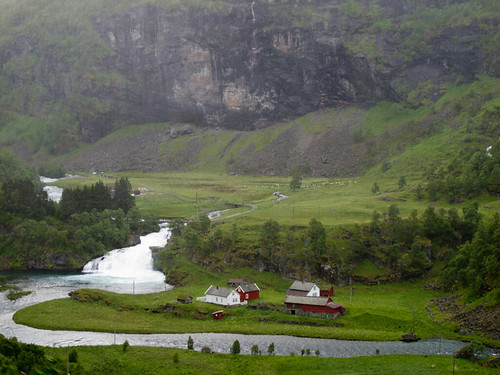 Small Waterfall - Flam Railway, Norway