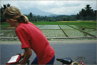 Cycling in Sumatra