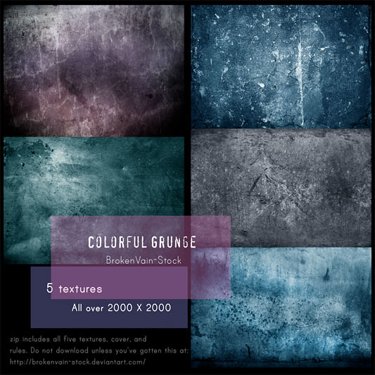 Colorful Grunge Pack
