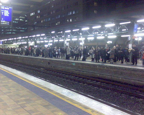 People on platform