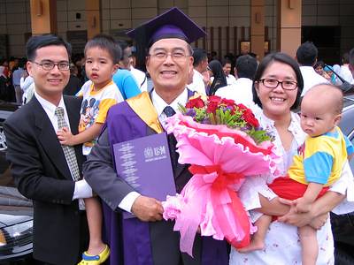 Grandpa graduated