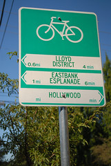 Bike route wayfinding signs-2