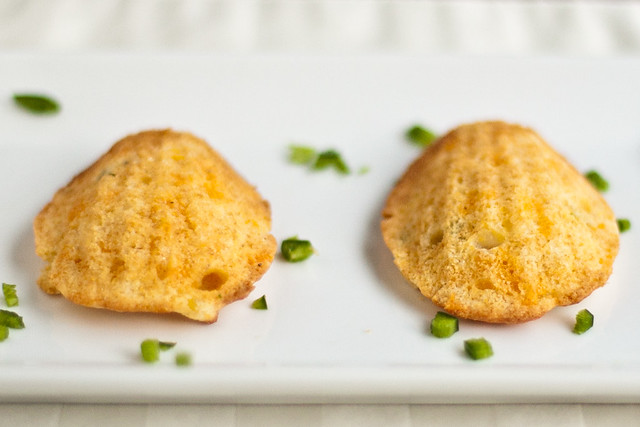 Sweet and Spicy Cornbread Madeleines