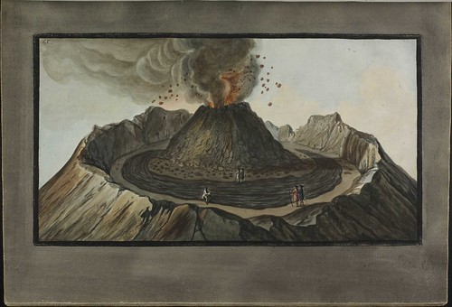 Plate 9, crater of Mt. Vesuvius