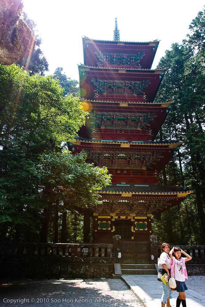 The Gojunoto (five storey pagoda)@ Toshogu Shrine, Nikko, Japan