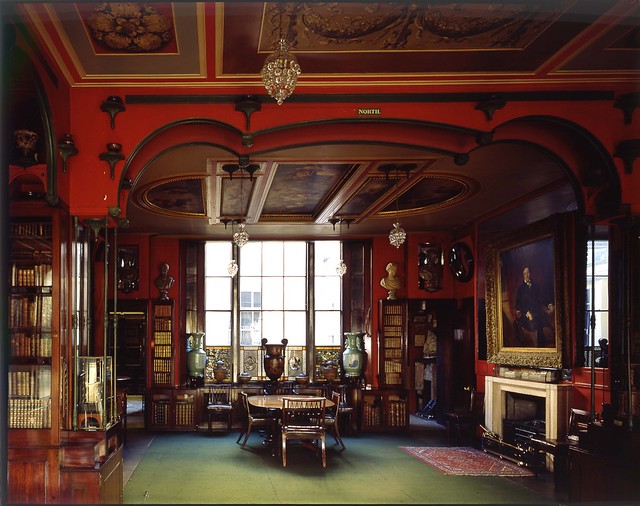 Library Dining Room.John Soane's Museum.Copyright: Martin Charles