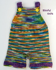 Knit Wool Overalls in 'Spring Delight'