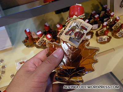 You can buy maple syrup at the gift shop
