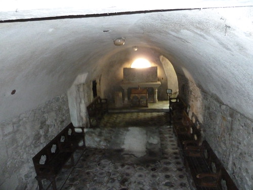 Decize (Nievre), the crypt of Church of St. Are, N-D de Sous-Terre, 16 C.