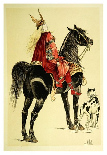 005-Brunehaut reina de Australasia-Le chic à cheval histoire pittoresque de l'équitation 1891- Louis Vallet
