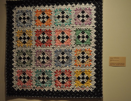 black and white and color quilt SMofA quilt show 2010