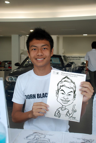 Caricature live sketching for Performance Premium Selection BMW - Day 4 - 1