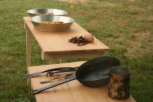 7/21/10 - Civil War camp cooking 