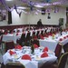 The concert room ready for the OAP Xmas party