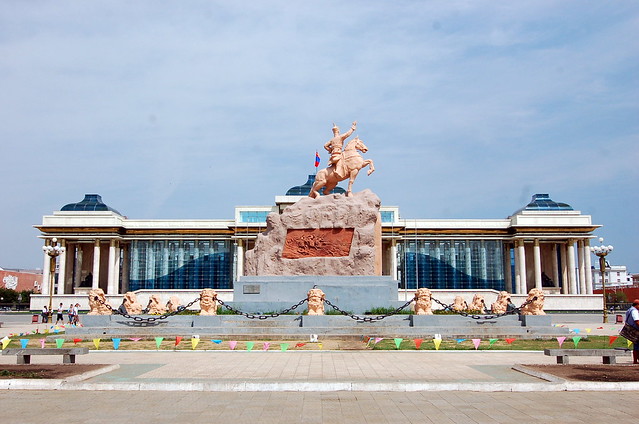 Sukhbaatar Square 蘇赫巴托廣場, Ulaanbaatar 烏蘭巴托