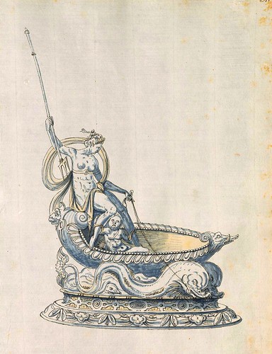 011-Objeto decorativo-Entwürfe für Prunkgefäße in Silber mit Gold-BSB Cod.icon.  199 -1560–1565- Erasmus Hornick