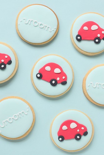 little red car cookies