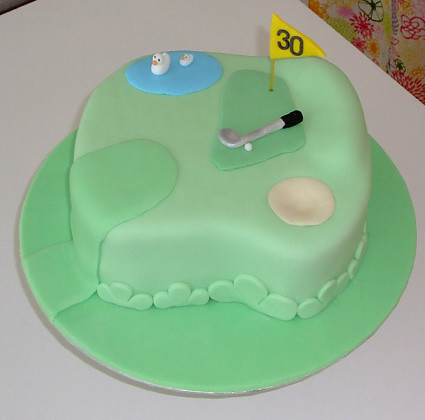 30th Birthday Cakes   on 30th Birthday Party Cakes  30th Birthday Golf Cake  Sweet